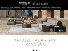 Tablet Screenshot of natuzzisanfrancisco.com